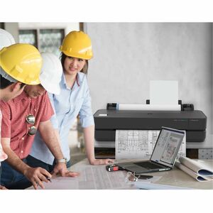 HP Designjet T230 DIN A1 Tintenstrahl-Großformatdrucker - 609,60 mm (24 Zoll) Druckbreite - Farbe - 4 Farbe(n) - 35 s Farb
