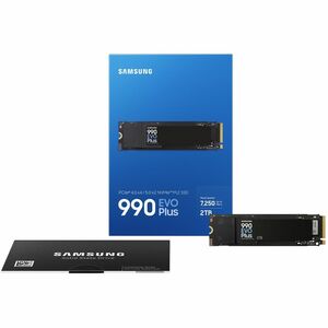SSD Samsung 990 EVO Plus MZ-V9S2T0 - M.2 2280 Interne - 2 To - PCI Express NVMe (PCI Express NVMe 5.0 x2) - Ordinateur App