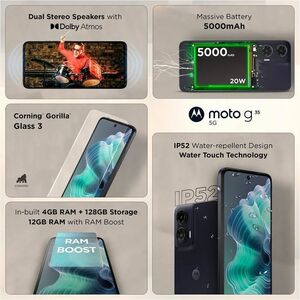 MOTO G35 5G 256GB 4GB RAM XT2433-2 CINZA