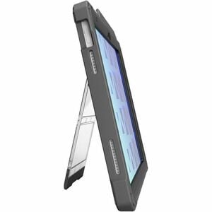 MAXCases Shield Extreme-X2 for iPad 10 10.9" w/3.5 mm Adapter and Tamper-Resistant Design (2022) (Black Bezel-Gray Case) -