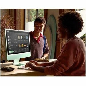 Apple iMac MWUE3KS/A All-in-One Computer - Apple M4 - 16 GB - 256 GB SSD - 61 cm (24") 4.5K - Desktop - Green - Apple M4 C