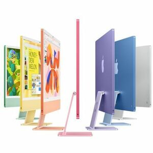 Apple iMac 24-inch with Retina 4.5K display: M4 chip with 10‑core CPU and 10‑core GPU, 24GB, 512GB SSD - Blue. Product typ