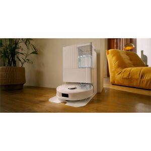 Robot Vacuum Cleaner Roborock Qrevo Plus senza filo - Bianco - 60 W Motore - 330 mL Capacità polvere - 80 mL Capacità serb