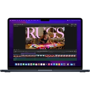 Apple MacBook Air MC8K4LL/A 13.6"" Notebook - Apple M3 - 16 GB - 256 GB SSD - English (US) Keyboard - Midnight - Apple M3 