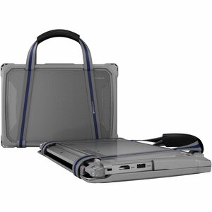 MAXCases Extreme Shell-F3 Rugged Case for Lenovo Chromebook - Clear, Grey - Impact Resistant, Drop Resistant, Pressure Res