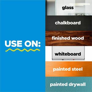 Post-it® Easy Erase Whiteboard Roll, 8'x4' - 48" (4 ft) Width x 96" (8 ft) Height - White Polyester Surface - Rectangle - 