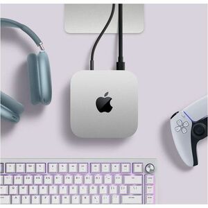 Apple Mac mini MU9D3HN/A Desktop Computer - Apple M4 - 16 GB - 256 GB SSD - Mini PC - Silver - Apple M4 Chip - MacOS Sequo