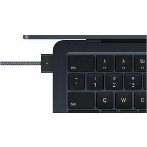 Apple MacBook Air MC7X4HN/A 34.54 cm (13.60") Notebook - Apple M2 - 16 GB - 256 GB SSD - English (US) Keyboard - Midnight 