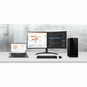 Monitor LED LG Ultrawide 34WR50QK-B 34" (86.4cm) Class UWQHD Pantalla curva - 21:9 - Negro - 34" (86.4cm) Viewable - Verti