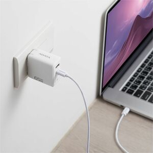 Adata CHARGERU-0653-QCPDWH 65W Adaptador CA - Adaptador universal - 1 USB - 2 USB Type-C - Para Portátil - 120 V AC, 230 V