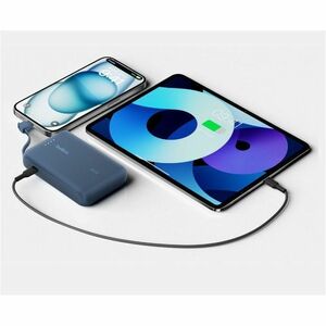 Belkin BoostCharge Stromspeicher - Blau - für Smartphone, Tablet-PC, iPad mini, iPad, iPad Pro - 10000 mAh - 3 x USB - Blau