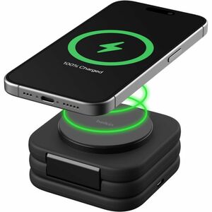 Belkin BoostCharge Pro Induktionsladegerät - Schwarz - für Qi2-fähiges Gerät - Magnetisch