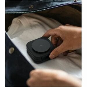 Belkin BoostCharge Pro Induktionsladegerät - Schwarz - für Qi2-fähiges Gerät, iPhone, Smartwatch, AirPod - Eingangsstecker