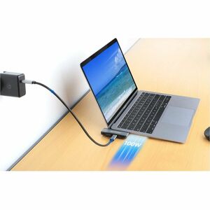 Manhattan USB Tipo C Base de conexión para Portátil, Computadora de escritorio, Monitor, Smartphone, Disco Duro, Altavoz, 