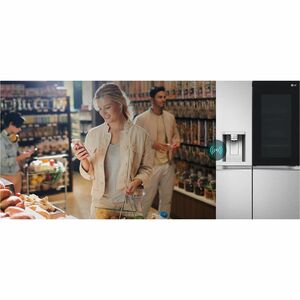 Congelatore/Freezer LG GSLV90PZAD 635 L Combinato - Acciaio inox - Digital Inverter Compressor - Smart Connect - 2 x Porta