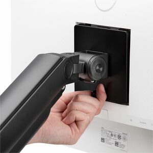 StarTech.com Mounting Arm for Monitor, Curved Screen Display, Display - Black - Landscape/Portrait - Height Adjustable - 1