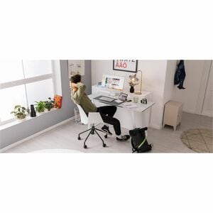 CHERRY KW 7100 MINI BT FOR MAC Keyboard - Compact - Wireless Connectivity - French - Moonlight White - SX Keyswitch - Blue