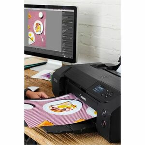 Canon PIXMA PRO-200S Wired/Wireless Inkjet Printer - Colour - 4800 x 2400 dpi Print - Ethernet - Wireless LAN - Canon PRIN