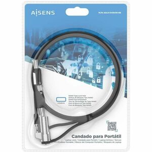 NANO TYPE SECURITY CABLE KEY COMPUTER MONITOR LAPTOP 1.5M