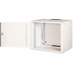 Digitus SOHO PRO 9U Wall Mountable Enclosed Cabinet Rack Cabinet for Networking - Light Grey - Steel, Sheet Steel - 60 kg 