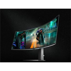 Monitor OLED da gaming Samsung Odyssey OLED G9 S49DG910SU 1244,6 mm (49") Class Schermo curvo - 32:9 - Argento - 124,5 cm 
