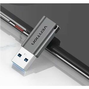 Vention CDPH0 Data Transfer Adapter - 1 x USB 3.0 Type A - Male - 1 x USB 3.1 (Gen 1) Type C - Female - Nickel Connector -