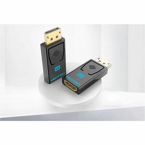 Vention HBMB0 A/V Adapter - 1 x Displayport Digital Audio/Video - Male - 1 x HDMI Digital Audio/Video - Female - Black