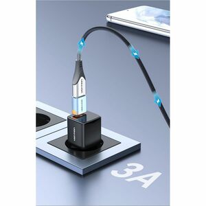 Vention CUB Data Transfer Adapter - 1 x USB 3.1 Type C- Male - 1 x USB 3.1 Type A - Female - Grey