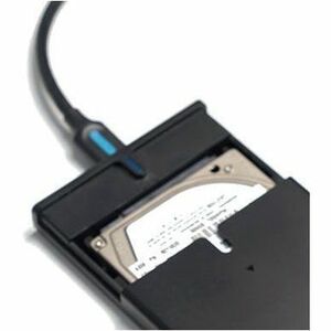 Vention KPAB0 Drive Enclosure SATA/600 - USB 3.0 Micro-B Host Interface - UASP Support Portable - Black - 1 x HDD Supporte