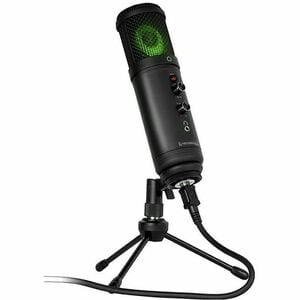 NEWSKILL Kaliope Wired, Plug-in Microphone for Recording, Gaming, Podcasting - Matte Black - 1.80 m - 30 Hz to 18 kHz -36 