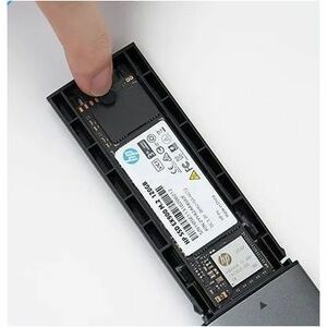 Vention KPGH0 Drive Enclosure PCI Express NVMe, M.2 - USB 3.1 (Gen 2) Type C Host Interface - UASP Support Portable - Grey