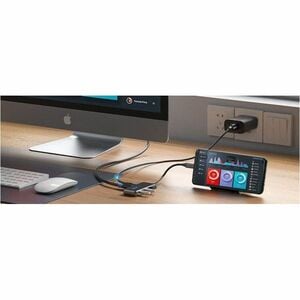 Vention TFMHB USB 3.1 Type C Docking Station for Notebook, Memory Card Reader, TV, Projector, Flash Drive - Charging Capab