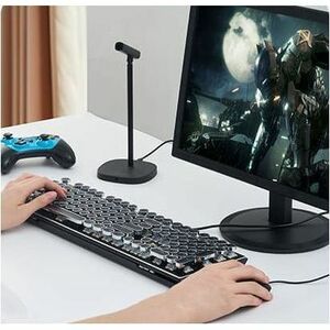 Vention Wired Microphone for Gaming, Voice, Live Streaming, E-learning - Black - 2 m - 20 Hz to 20 kHz -36 dB - Omni-direc