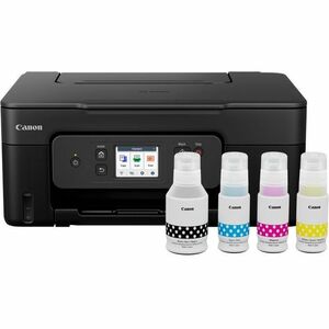 Canon PIXMA G3590 Wired & Wireless MegaTank Inkjet Multifunction Printer - Colour - Black - Copier/Printer/Scanner - 4800 