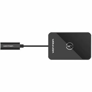 Vention FGBBAG Induction Charger - Black - Box - For iPhone - Input connectors: USB - Foreign Object Detection, Anti-slip