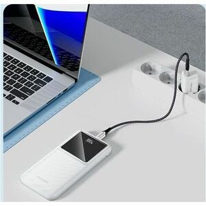 Vention FHK Power Bank - White - For Electric Toothbrush, Desk Lamp, USB Fan, Wireless Earphone, Smartwatch, iPhone - 1 x 