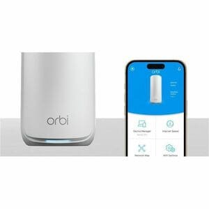 Netgear Orbi RBE873 Wi-Fi 7 IEEE 802.11be Ethernet Wireless Router - Tri Band - 2.40 GHz ISM Band - 6 GHz UNII Band - 8 x 