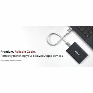 LinQ ProCable 30 cm USB4 Data Transfer Cable - Cable for External Hard Drive, Docking Station, Notebook, Monitor, Smartpho