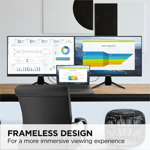 Monitor LED ViewSonic VX2467U 24.0" (61.0cm) Class Full HD - 16:9 - Negro - 23.6" (59.9cm) Viewable - SuperClear IPS - LED