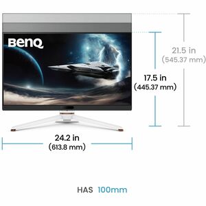 BenQ MOBIUZ EX271U 27" Class 4K UHD Gaming LED Monitor - 16:9 - White - 68.6 cm (27") Viewable - In-plane Switching (IPS) 