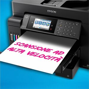 Epson ET-16605 Wired & Wireless EcoTank Inkjet Multifunction Printer - Colour - Black - Copier/Fax/Printer/Scanner - 32 pp