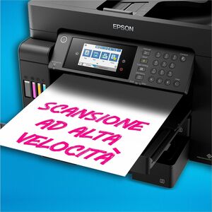 Epson ET-16655 Wired & Wireless EcoTank Inkjet Multifunction Printer - Colour - Black - Copier/Fax/Printer/Scanner - 32 pp
