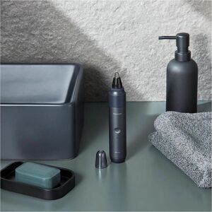 Panasonic Nose/Ear Hair Trimmer Attachment - 6.6 cm Height x 3.3 cm Width x 3.3 cm Depth - Black - Stainless Steel