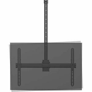 Neomounts Ceiling Mount for TV - Black - Height Adjustable - 1 Display(s) Supported - 94 cm to 177.8 cm (70") Screen Suppo
