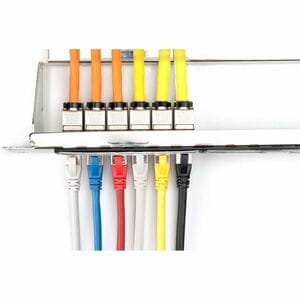 Digitus 24 Anschluss/AnschlüssePatch Panel - Schwarz - 1U Hoch - Rackmount, Schrankmontierbar