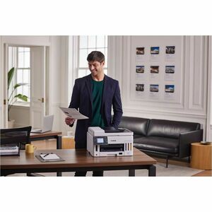 Canon GX6120 Wired & Wireless MegaTank Inkjet Multifunction Printer - Color - Copier/Printer/Scanner - 1200 x 600 dpi Prin