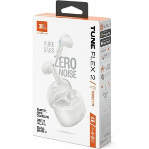JBL Tune Flex 2 True Wireless Noise Cancelling Earbuds - Stereo - True Wireless - Bluetooth - 13 Ohm - 20 Hz to 20 kHz - E