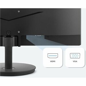 ViewSonic VA24E1-H 24" Class Full HD LED Monitor - 16:9 - 60.5 cm (23.8") Viewable - SuperClear IPS - LED Backlight - 1920