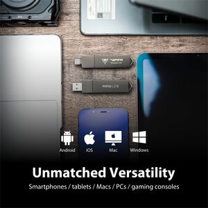 VIPER PVP30 1 TB Portable Solid State Drive - External - MacBook Device Supported - USB 3.2 (Gen 2) - 3 Year Warranty Card