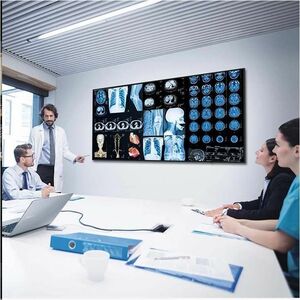 105” QPDX-5K UHD Signage - 5120 x 2160 500nit 24/7 landscape/portrait - 16GB storage - HDMIx3, DPx1, USB-Cx1, USB-Ax2 - 4c